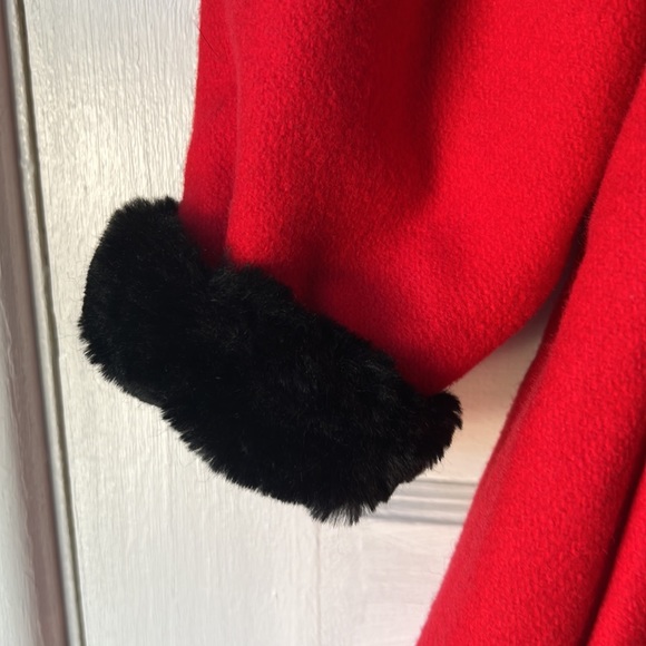 VTG Rothschild Winter Wool Velvet Dress Coat Toddler 3T Dressy Holiday - Picture 4 of 9